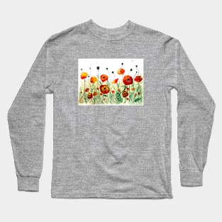 Poppies Long Sleeve T-Shirt